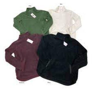 Thread & Supply Women’s Pullover Fleece Pullover Green New With Tags